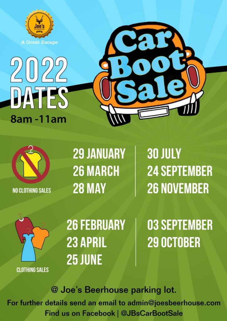 car boot sale dates