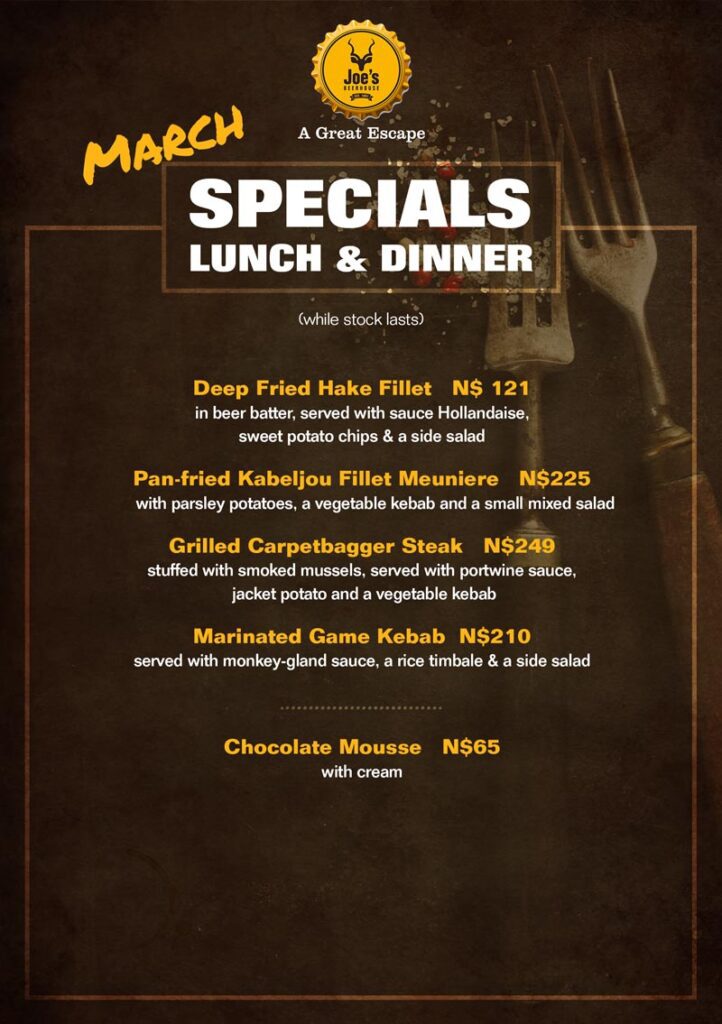 march specials poster